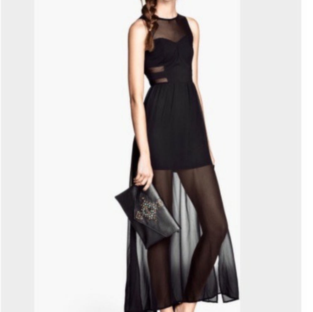 H&M Mesh Maxi dress